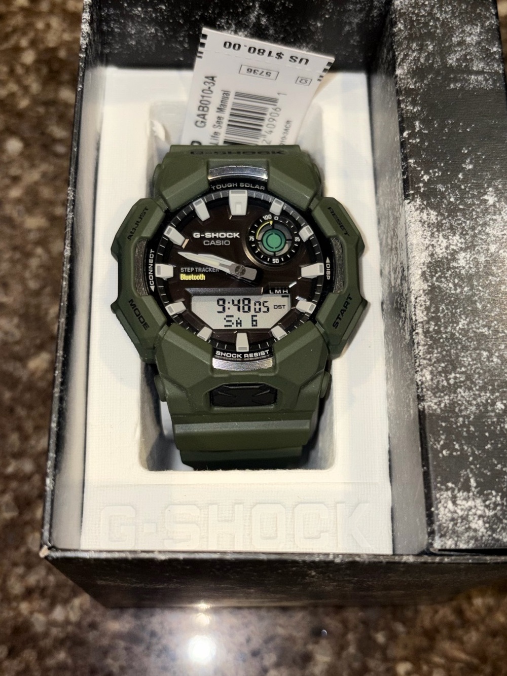 G-Shock Olive Green Digital-Analog Rugged Watch